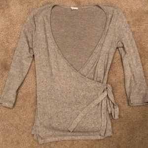Wrap sweater